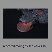 repeated cooling by sea waves shows fascinating breakouts